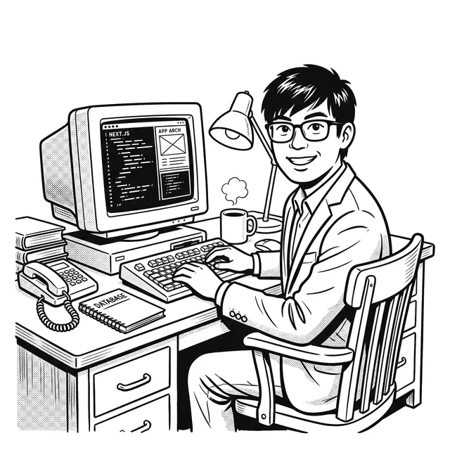Ritik Kumar — Working at desk